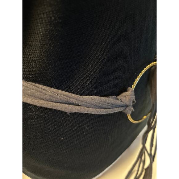 Hip belt in grey and gold handmade one size - Picture 8 of 8